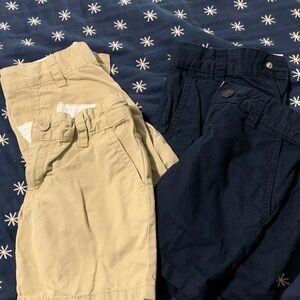 Cat & Jack Kids' Beige and Dark Blue Shorts Set 4 pairs